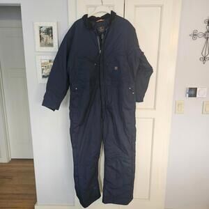 Walls Blizzard Pruf Insulated Coveralls Men's 2XL- Regular Workwear Jumpsuit